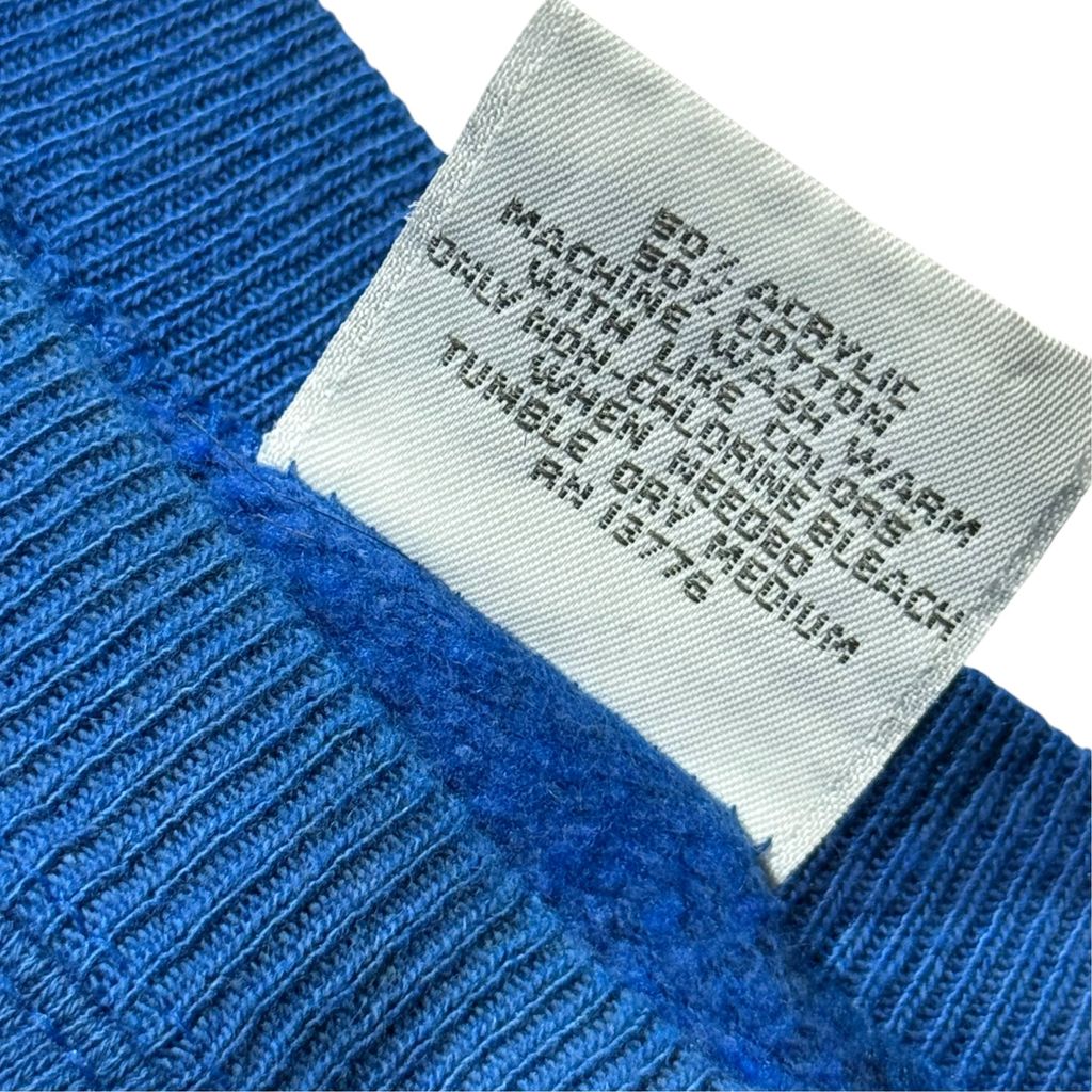【USED】80s USA製 Hanes Plain Raglan Sweat Blue XL / ヘインズ 青タグ 無地 ラグラン スウェット ロイヤルブルー USA製 XLサイズ ヴィンテージ 古着