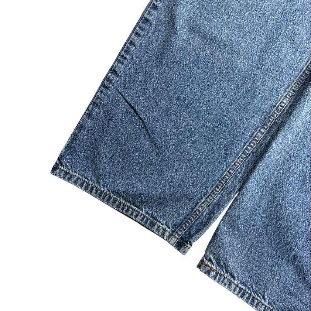 【USED】Levi's 569 Loose Straight Denim Pants Blue 38 x 30 / リーバイス ルーズ ストレート デニム パンツ ブルー ウォッシュデニム 太め バギー 古着