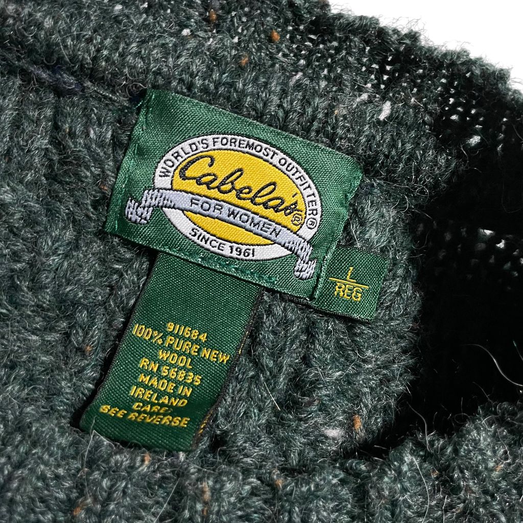 【USED】Cabela’s Crew Neck Wool Sweater