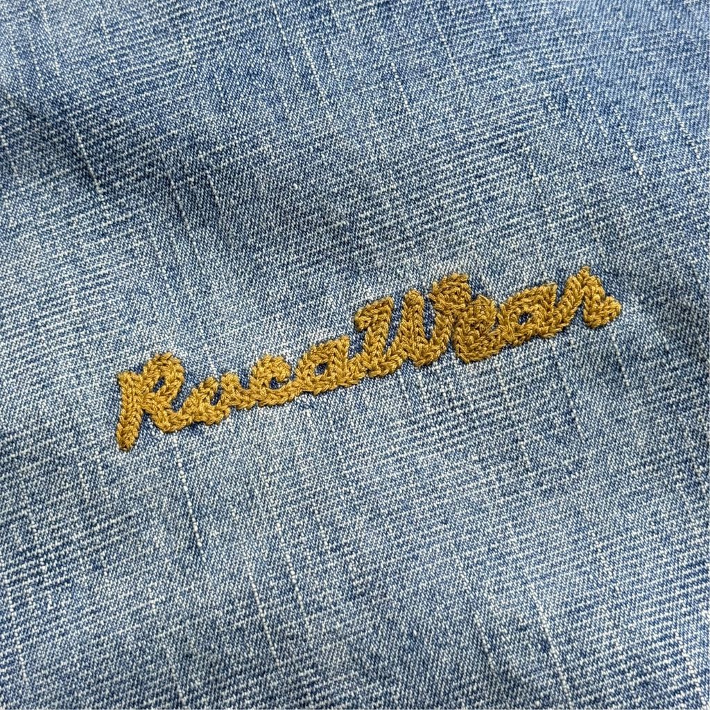 00s ROCAWEAR Denim Utility Jacket Light Blue XXL / ロカウェア デニム ユーティリティジャケット カバーオール デニムシャツ ヒップホップ B系 00年代 ヴィンテージ 古着 USED