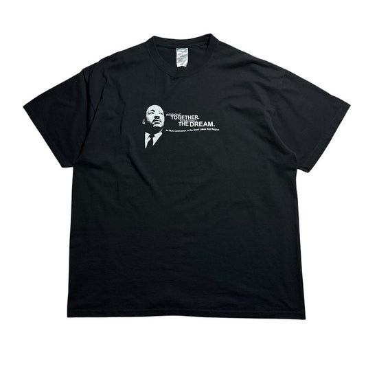 【USED】Jerzees ジャージーズ Martin Luther King, Jr S/SL Tee キング牧師 RMK記念式典 ブラック 2XL