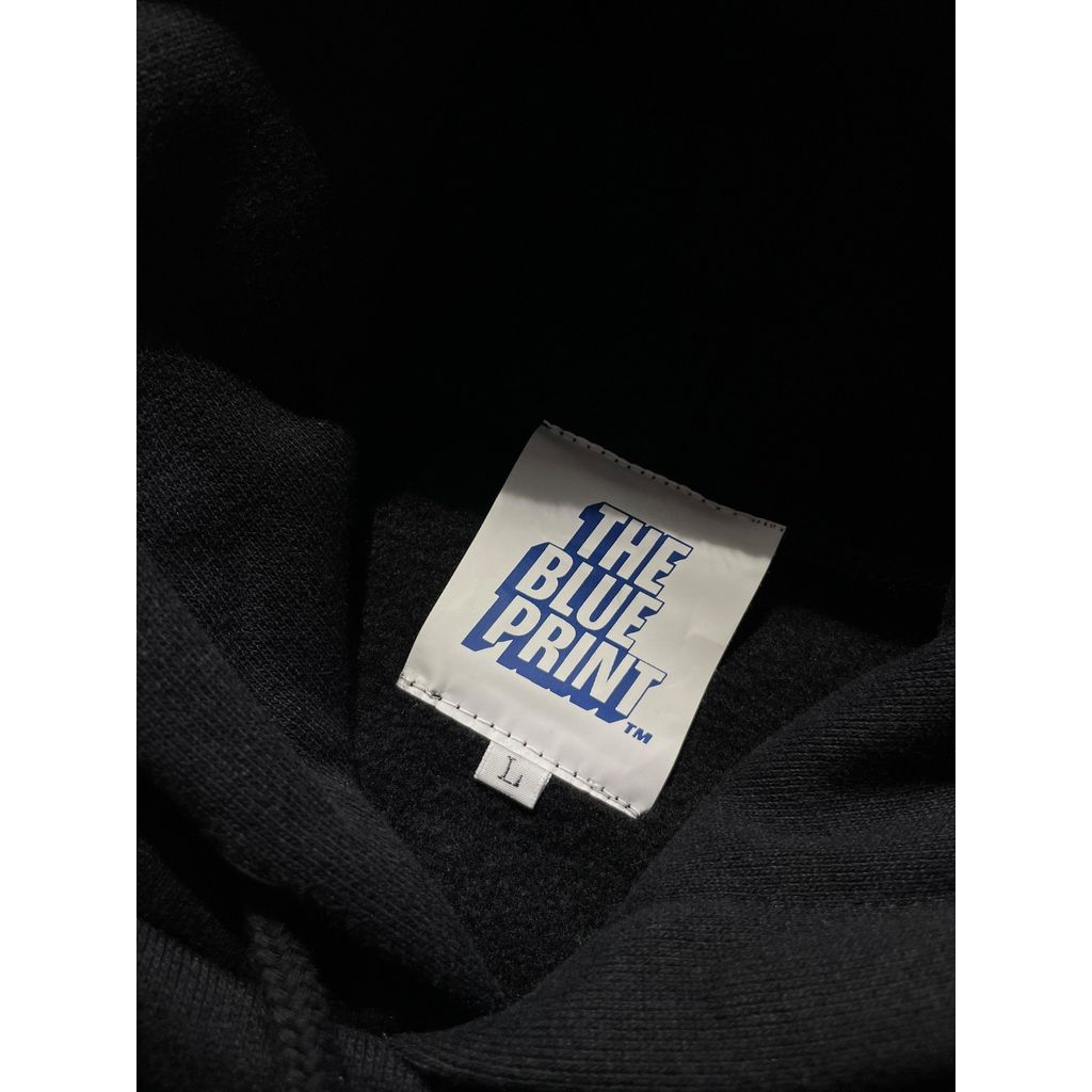 The Blueprint Original Head Line Logo PO Hoodie(Black)
