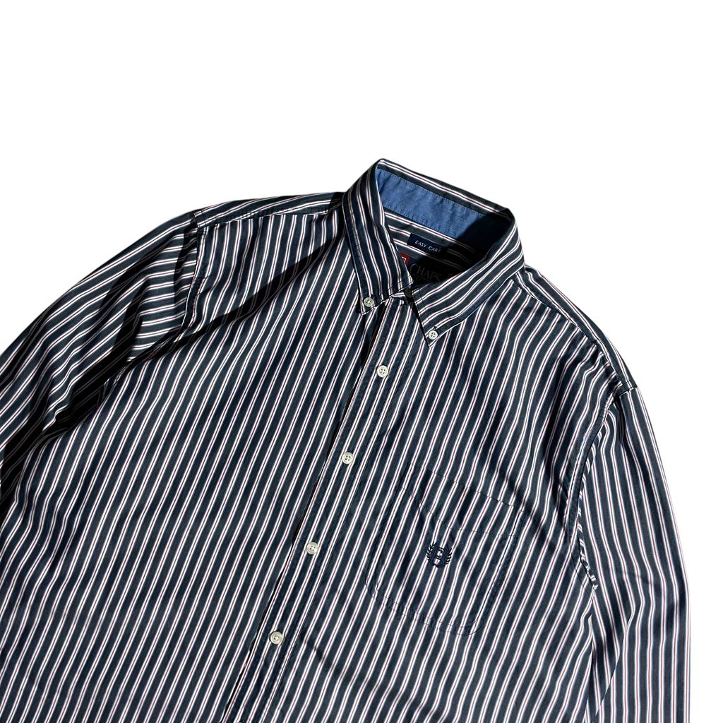 【USED】Chaps L/SL Stiripe BD Shirt