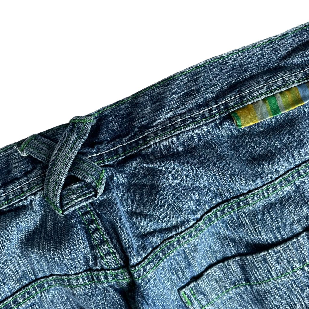 【Used】5ive Jungle & Co Baggy Fit Washed Jeans
