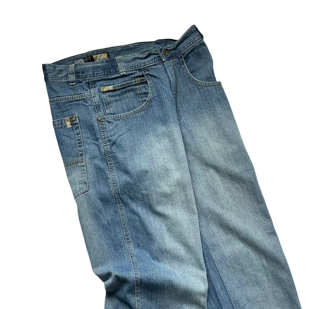【Used】Southpole Baggy Fit Wased Jeans