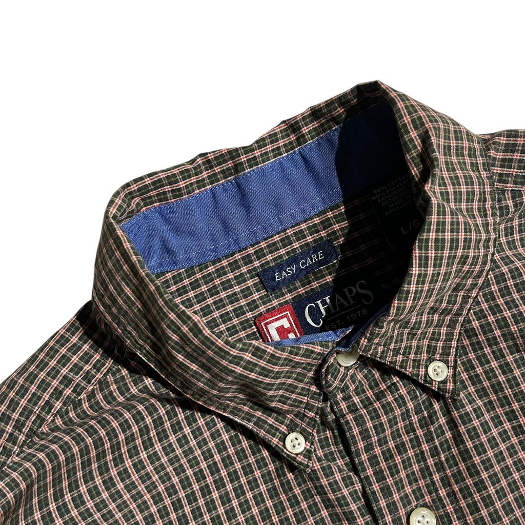 【USED】Chaps L/SL Check BD Shirt