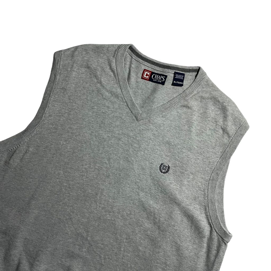 【USED】Chaps V-Neck Knit Vest