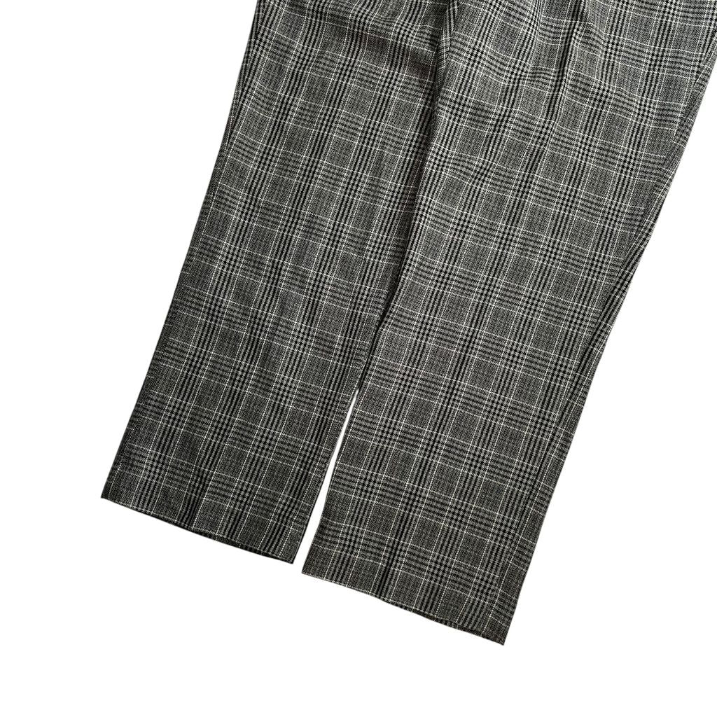 【USED】Stacy Adams Glen Check 1Tuck Rayon Pants