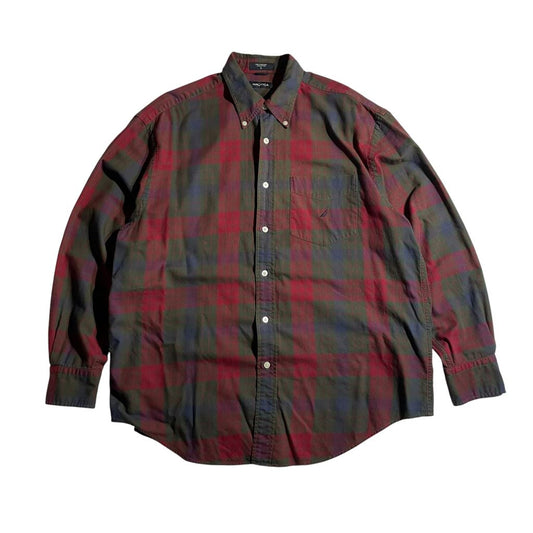 【USED】Nautica L/SL Check BD Shirt