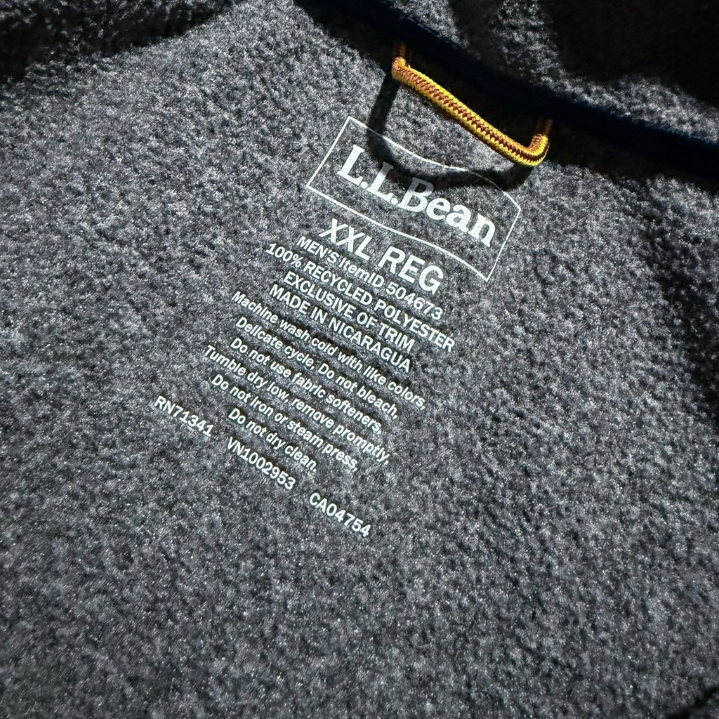 【USED】L.L.Bean Half Zip Fleece
