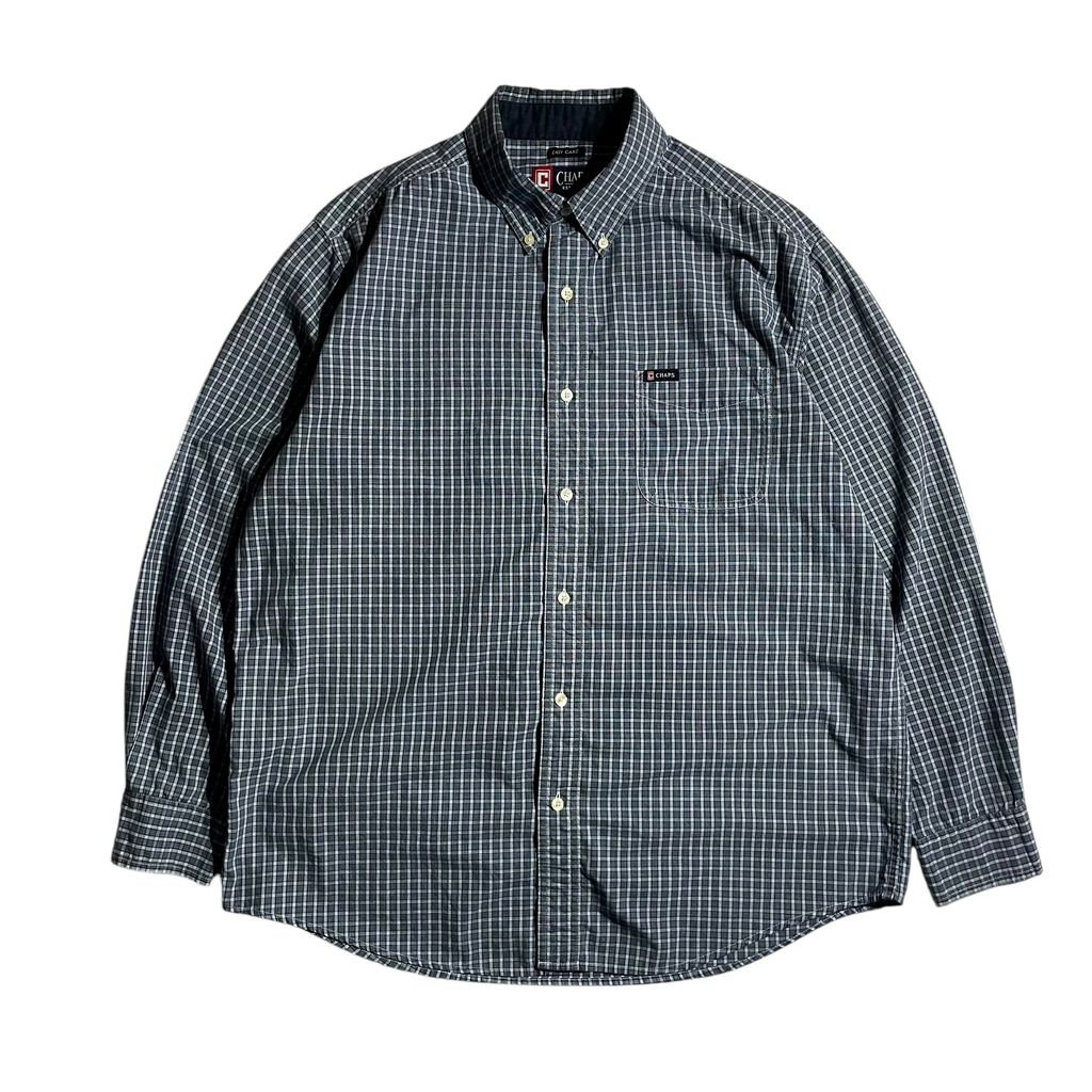 【USED】Chaps L/SL Check BD Shirt