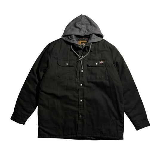 【USED】Dickies Hooded Shirt Jacket