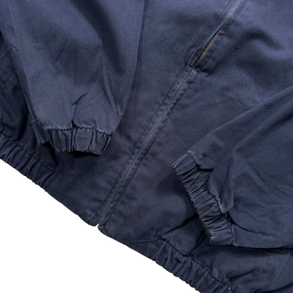 【USED】90s CHAPS RALPH LAUREN Swing Top Jacket Navy L / チャップス ラルフローレン スウィングトップ ドリズラージャケット ネイビー 濃紺 タータンチェック裏地 90年代 ヴィンテージ 古着