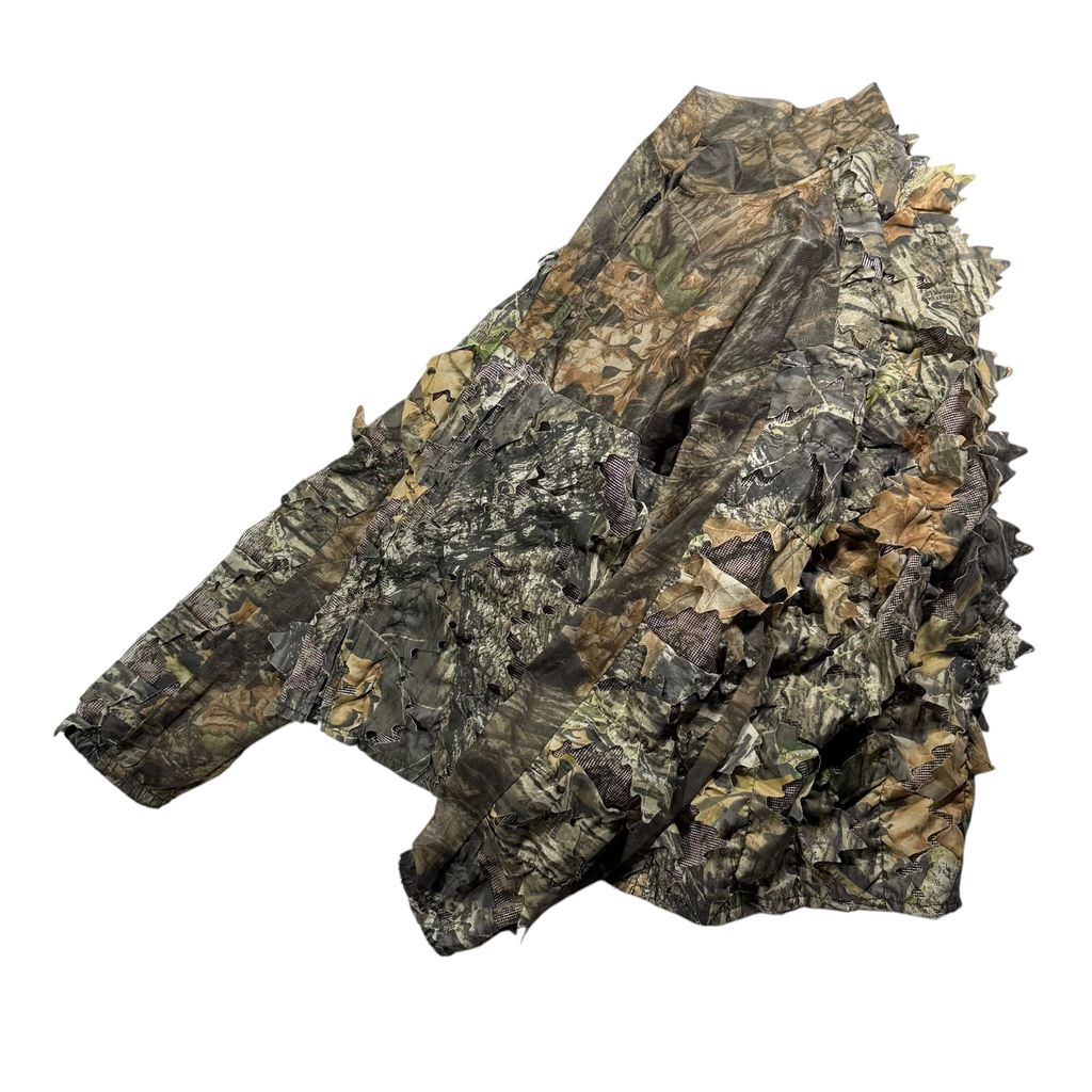【USED】90s〜00s UNDERBRUSH Mossy Oak Break-Up 3D Leaf Camo Jacket XL / アンダーブラッシュ モッシーオーク ブレイクアップ 3Dリーフカモ 迷彩柄 ジップアップジャケット ギミック 90年代 ヴィンテージ 古着 USED