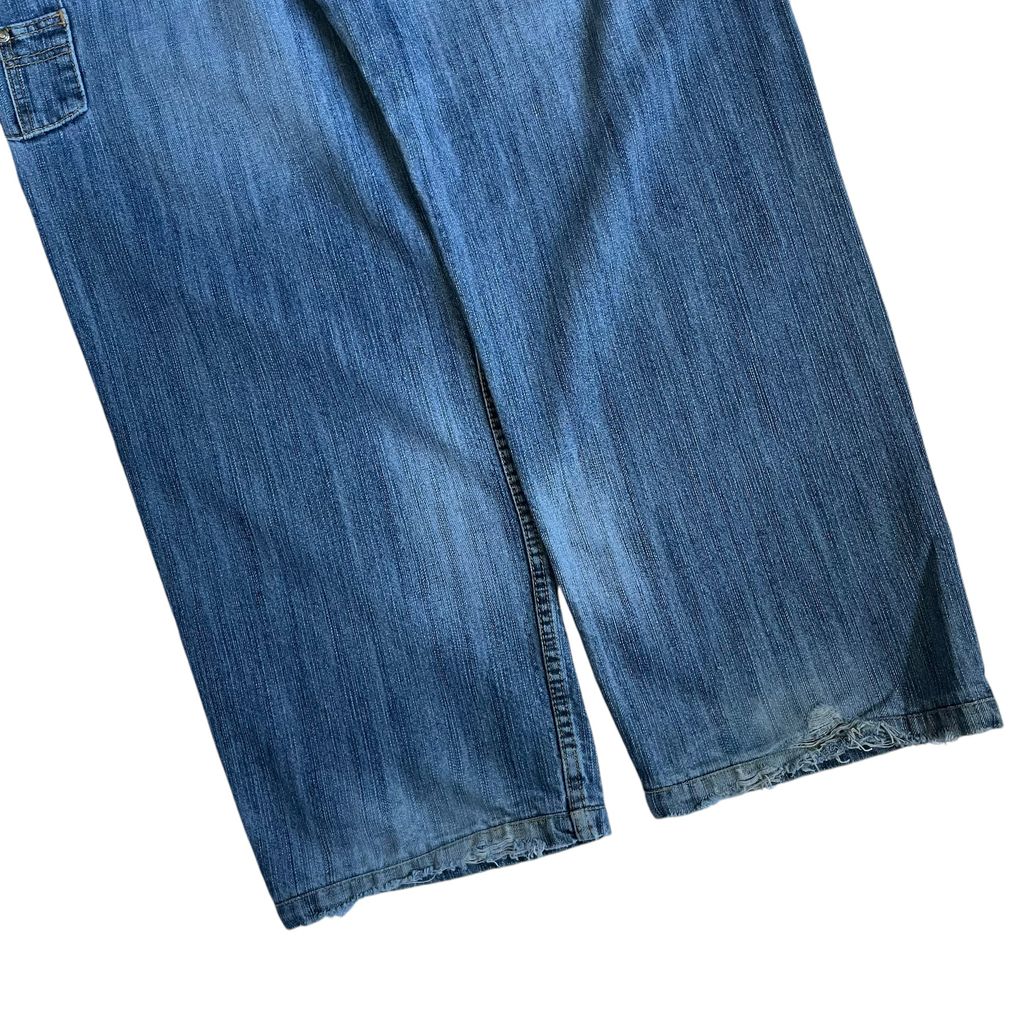 【Used】Pelle Pelle Embroidery Logo Loose Fit Denim Pants