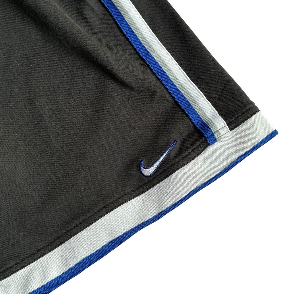 【USED】90s NIKE PENNY 1CENT LOGO BASKET BALL SHORTS ANFERNEE HARDAWAY NBA バスパン ナイキ ペニー XXLサイズ 黒青