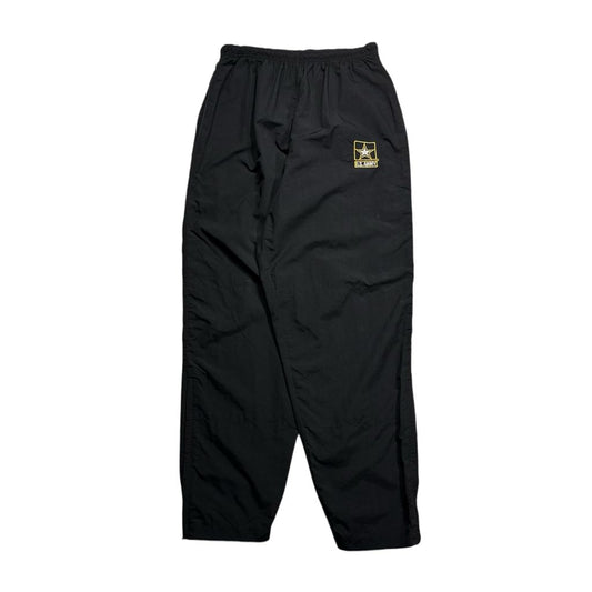 【USED】U.S. ARMY APFU Physical Fitness Uniform Nylon Pants Black M-Reg / 米軍実物 APFU フィジカルフィットネス ナイロンパンツ ブラック トレーニング 裾ジップ ミリタリー 古着