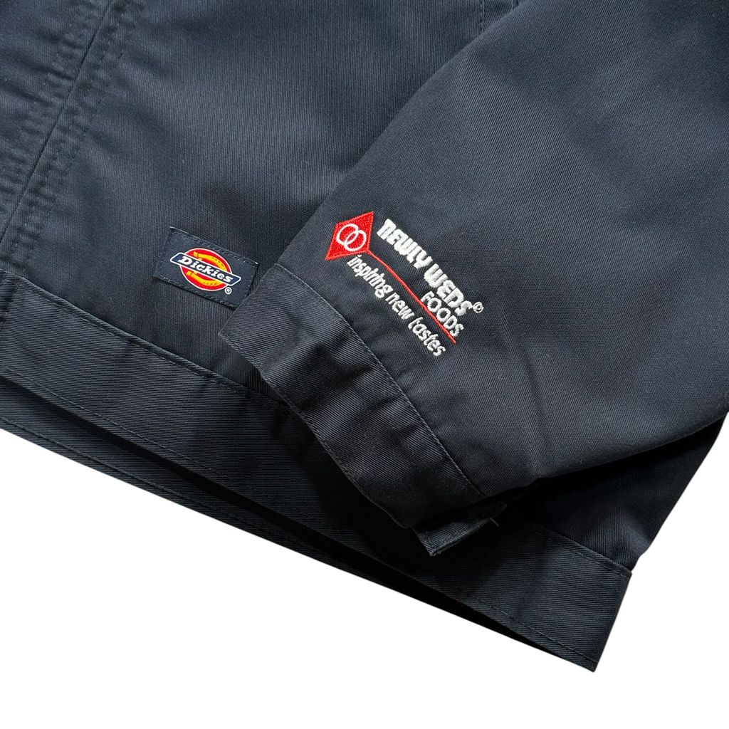 【USED】Dickies Quilted Lined Work Jacket Dark Navy XL / ディッキーズ キルティングライナー ワークジャケット 企業刺繍 ダークネイビー 紺 2015年製 XL 古着
