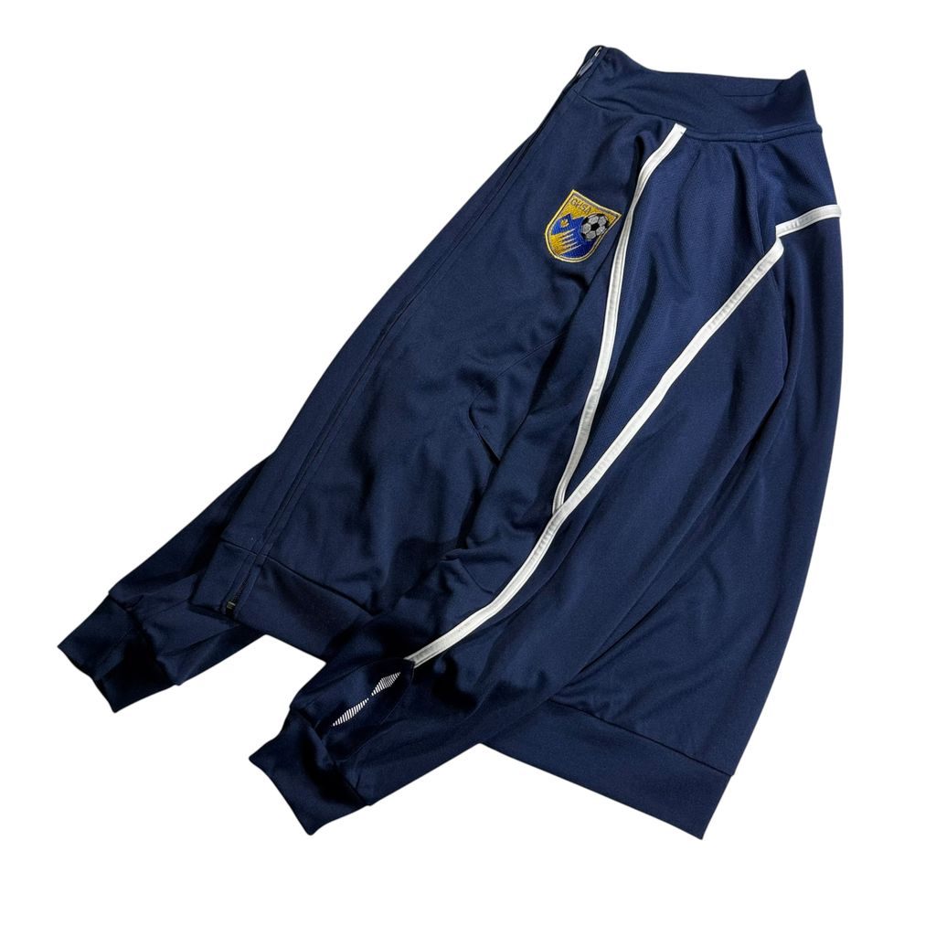【USED】00s UMBRO GHSA Soccer Track Jacket Navy M / アンブロ サッカートラックジャケット ジャージ 刺繍ロゴ チーム章 90s〜00s