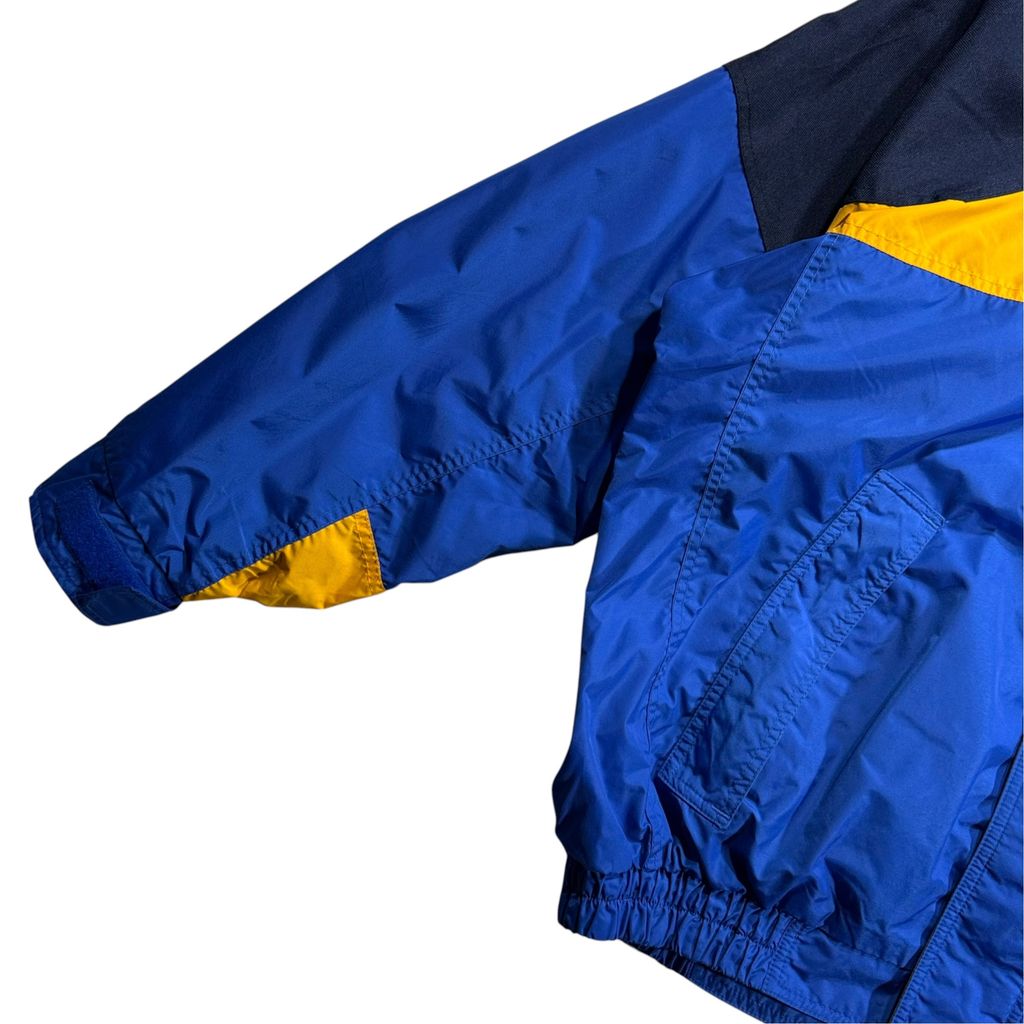 【USED】90s COLUMBIA Bugaboo Interchange Jacket Blue x Yellow x Navy M / コロンビア バガブー ナイロンジャケット マウンテンパーカー 切替 90年代