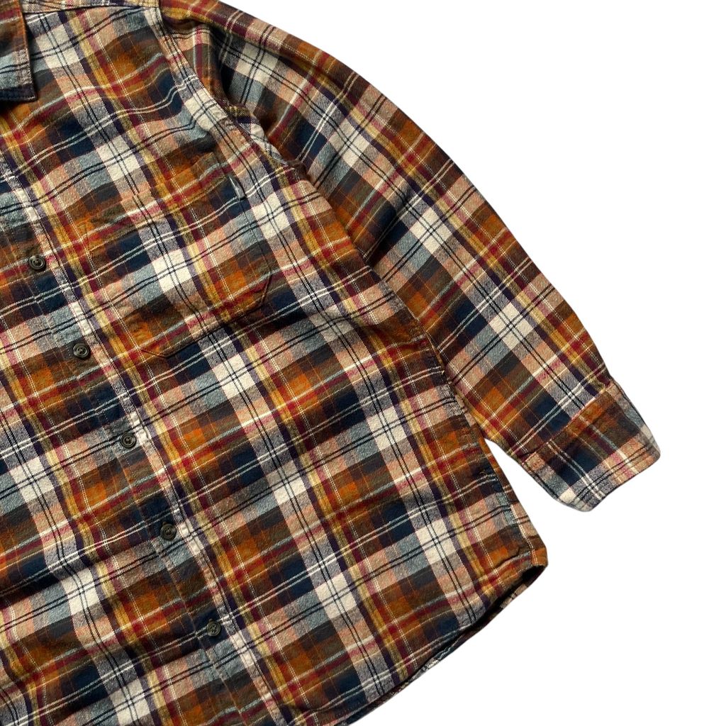 【USED】Eddie Bauer Check Flannel Shirt