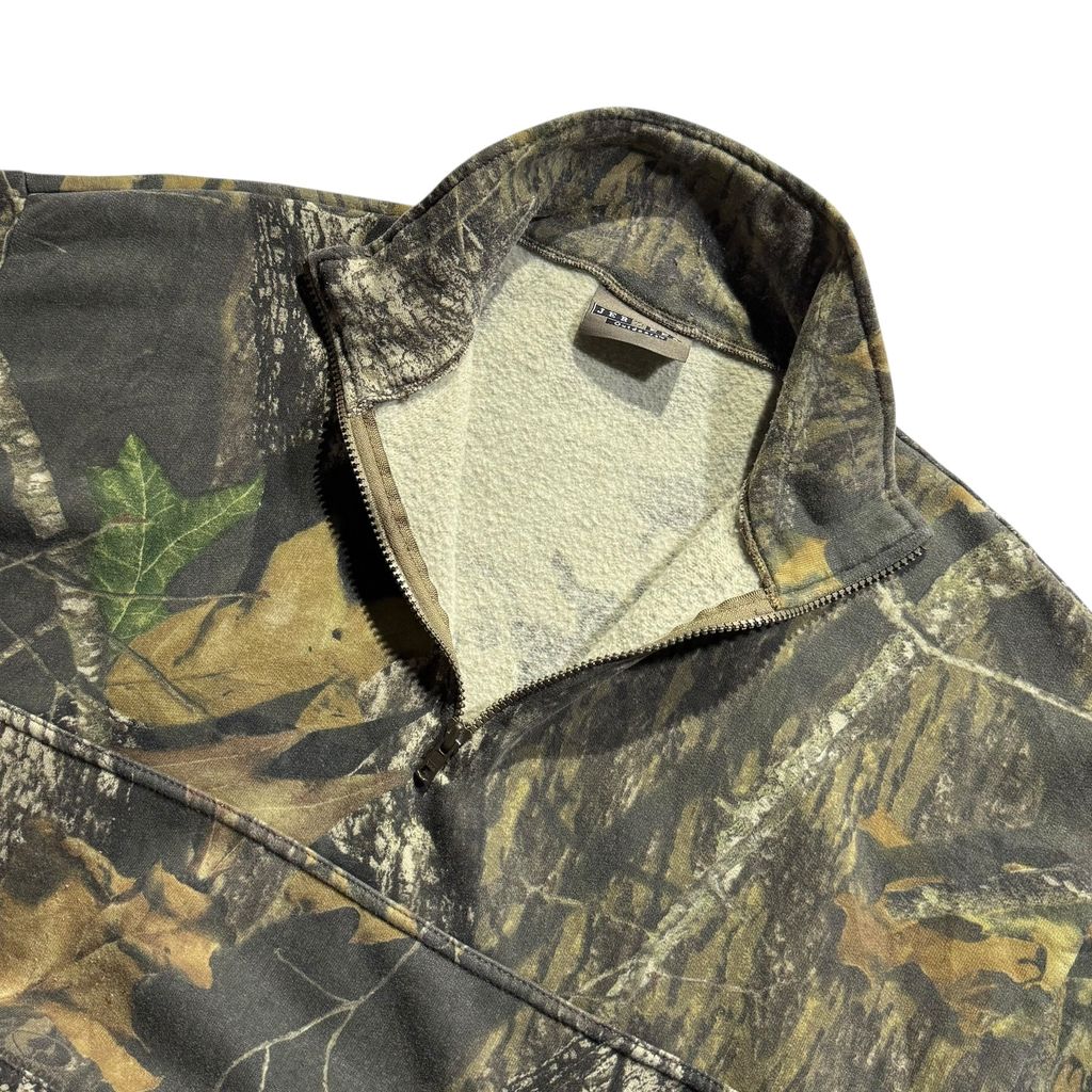 【USED】Jerzees Realtree Half Zip Sweat