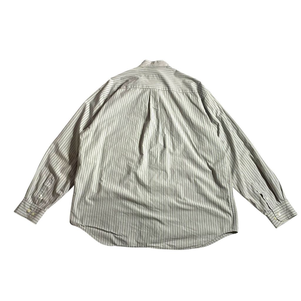 【USED】Eddie Bauer L/SL Stripe BD Shirt