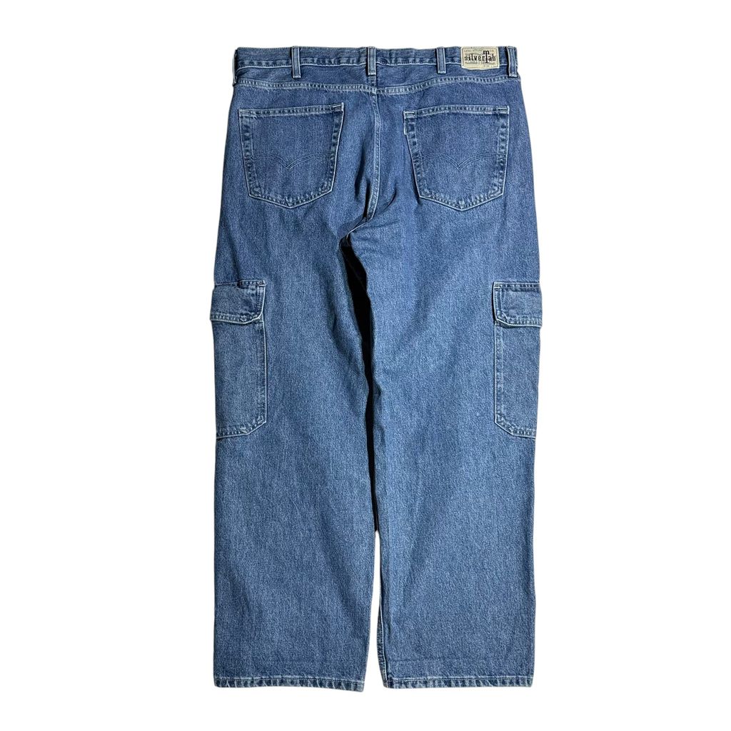 【USED】LEVI'S SILVERTAB LOOSE FIT DENIM CARGO PANT