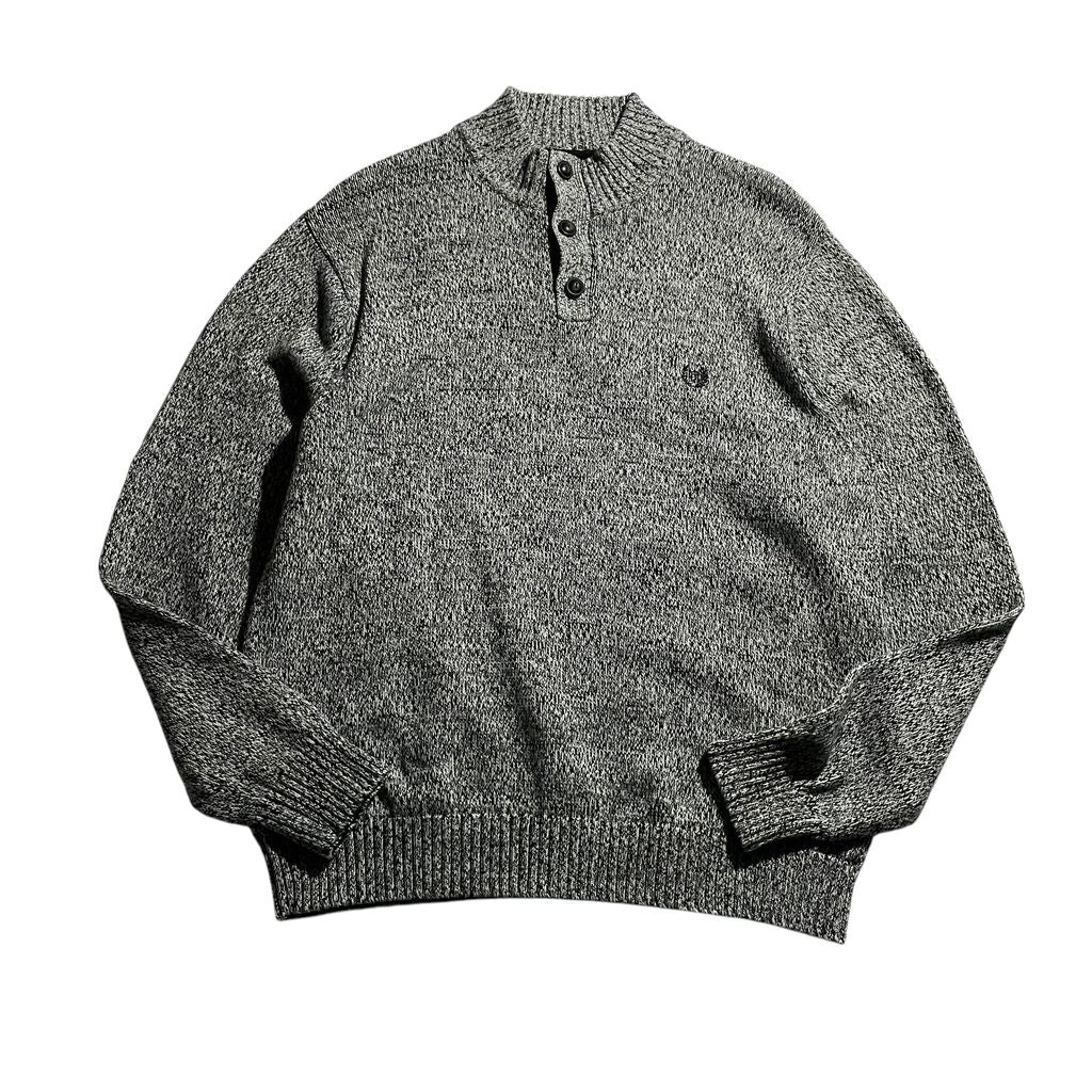 【USED】Chaps Button Up hi Neck Sweater