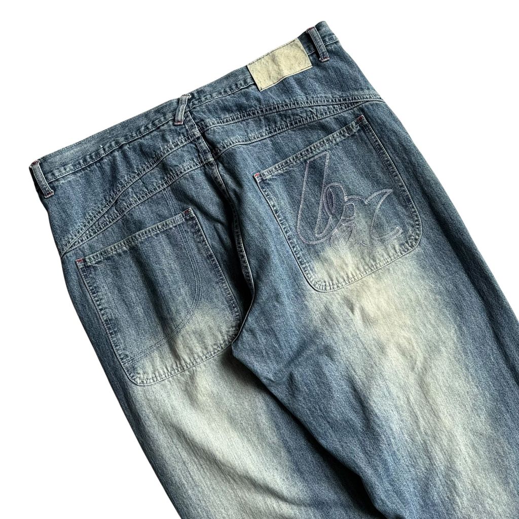 【USED】BROOKLYN EXPRESS WASHED BAGGY JEANS