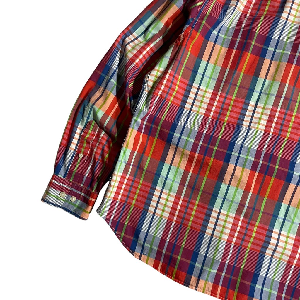 【USED】Nautica Check BD Shirt