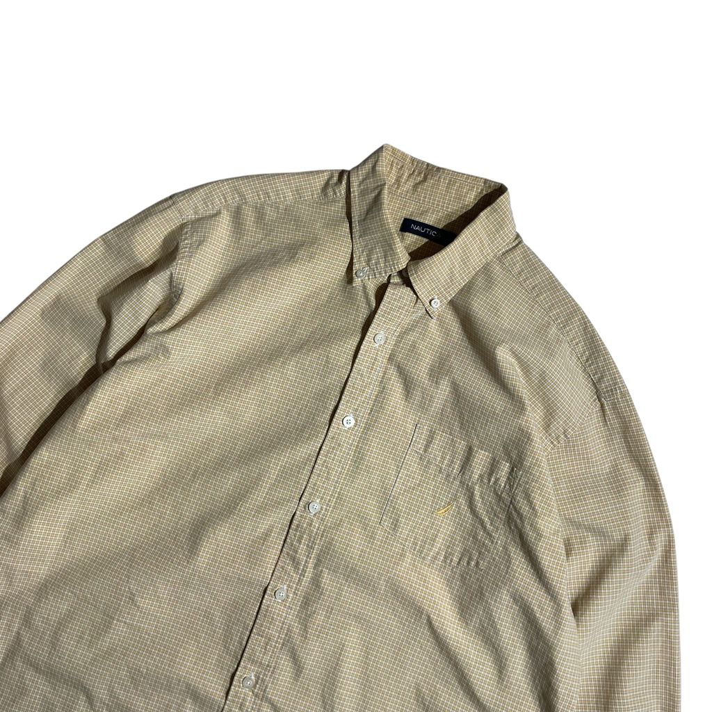 【USED】Nautica L/SL Check BD Shirt