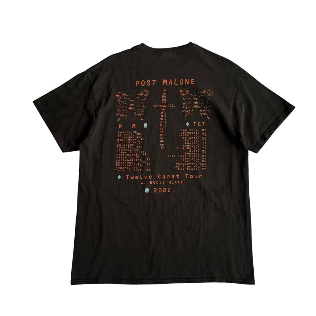 【USED】Post Malone ポストマローン DELTA S/SL Tee 半袖Tシャツ Lサイズ