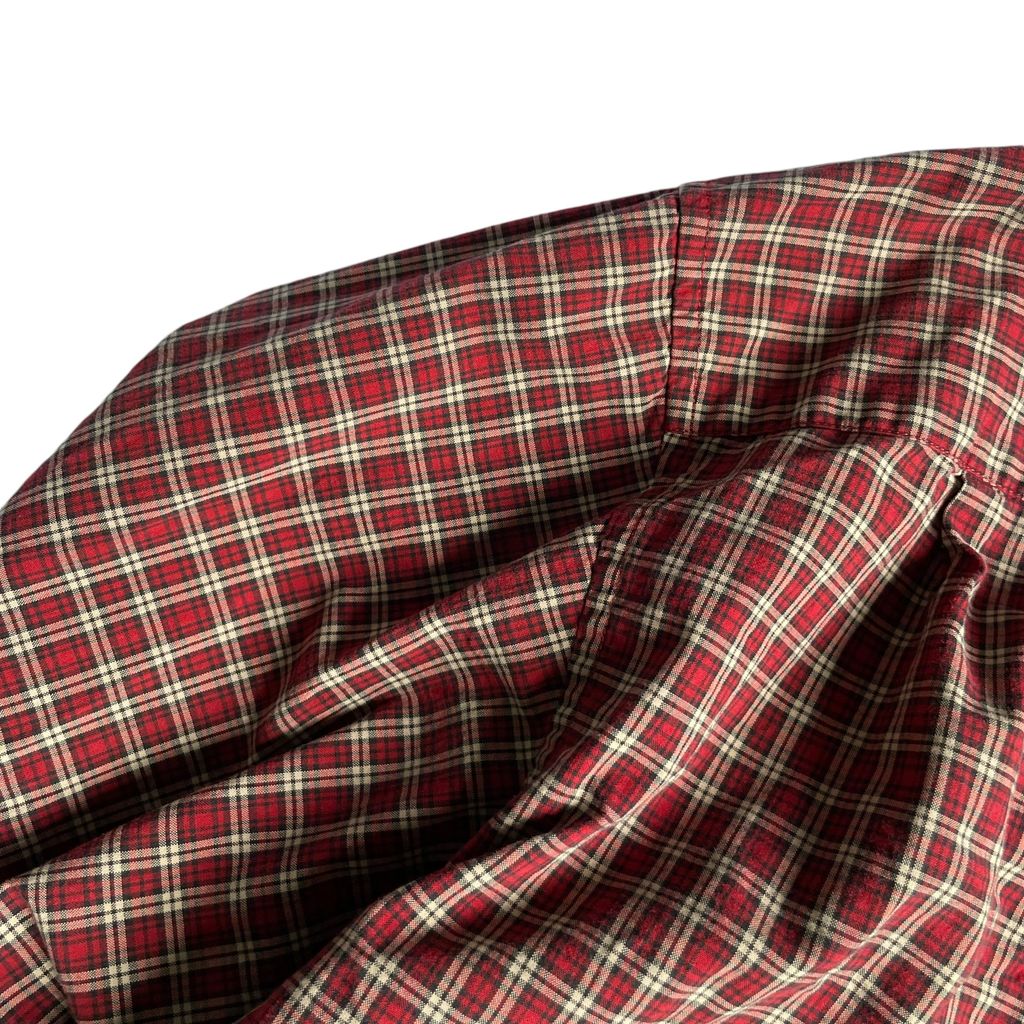 Eddie Bauer Check L/SL Cotton BD Shirt