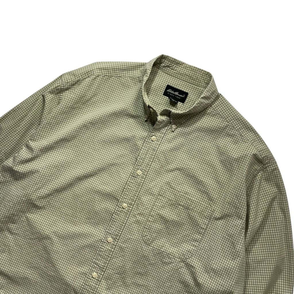 【USED】Eddie Bauer Check BD Shirt