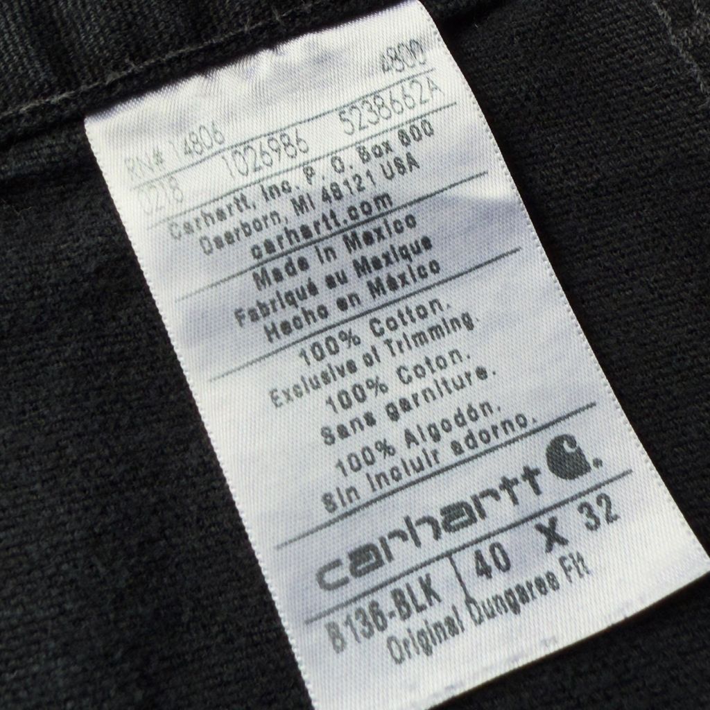 【USED】Carhartt Original Dungaree Fit Double Knee Painter Pants