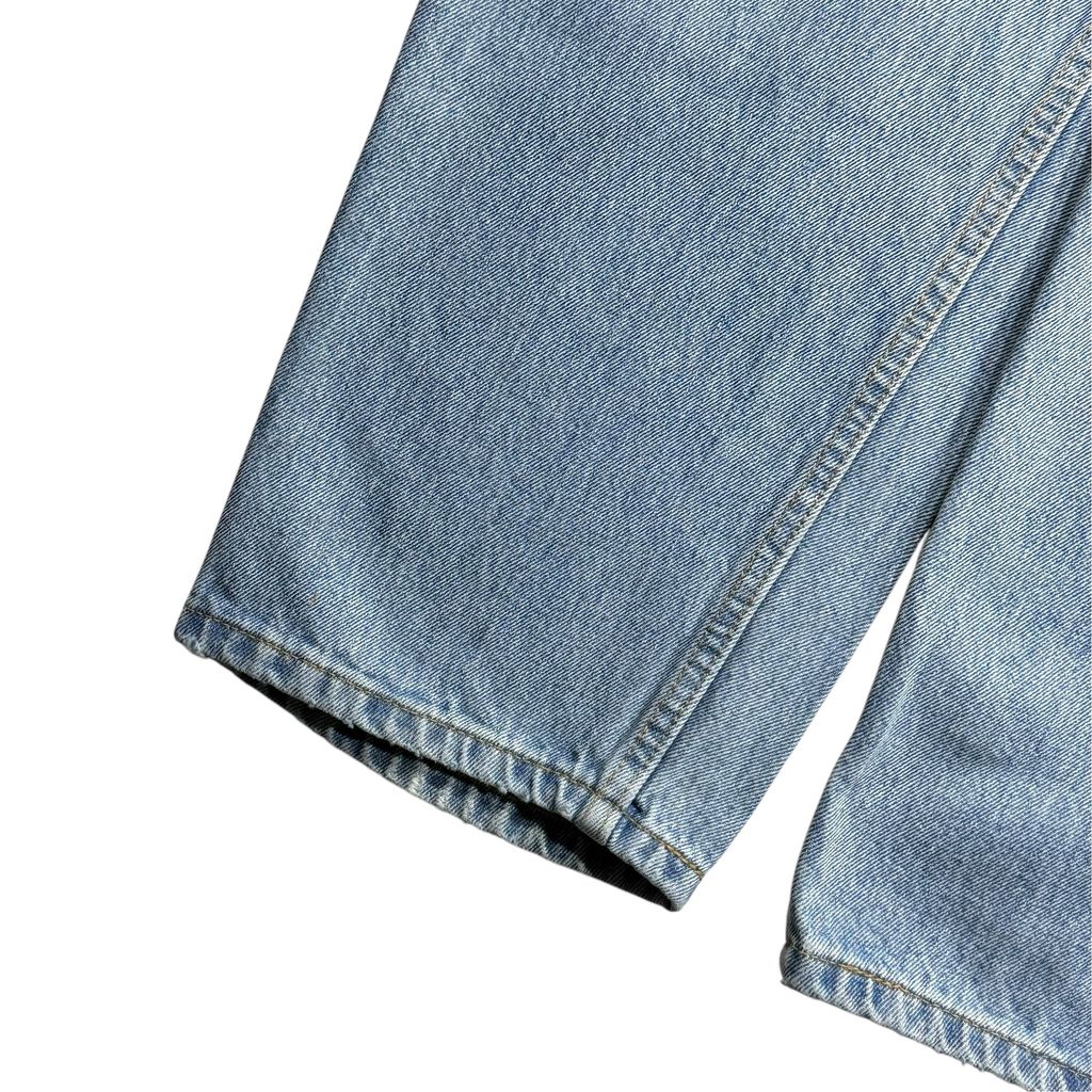 【USED】Levi's 550 Relaxed Fit Tapered Denim Pants Blue 36 x 30 / リーバイス 550 リラックスフィット テーパード デニム パンツ ブルー ウォッシュデニム 太め テーパード