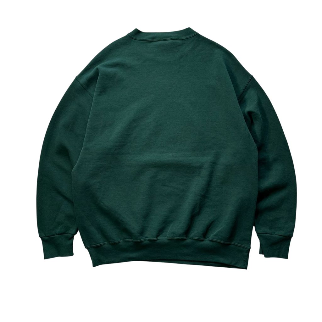 【USED】1993 USA製 LOONEY TUNES Marvin the Martian Taz Sweat Green XL / ルーニーテューンズ マービンザマーシャン タズ クルーネック スウェット グリーン USA製 SIGNAL 90年代 古着