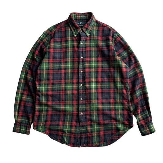 【USED】Ralph Lauren L/SL Check BD Shirt