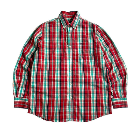 【USED】Chaps L/SL Check BD Shirt