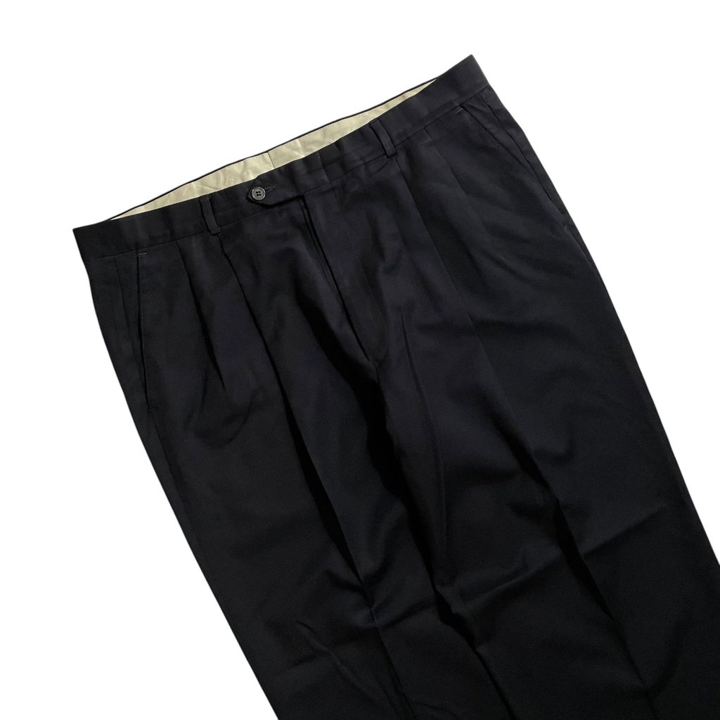 【USED】ALFANI 2tuck Wool Slacks