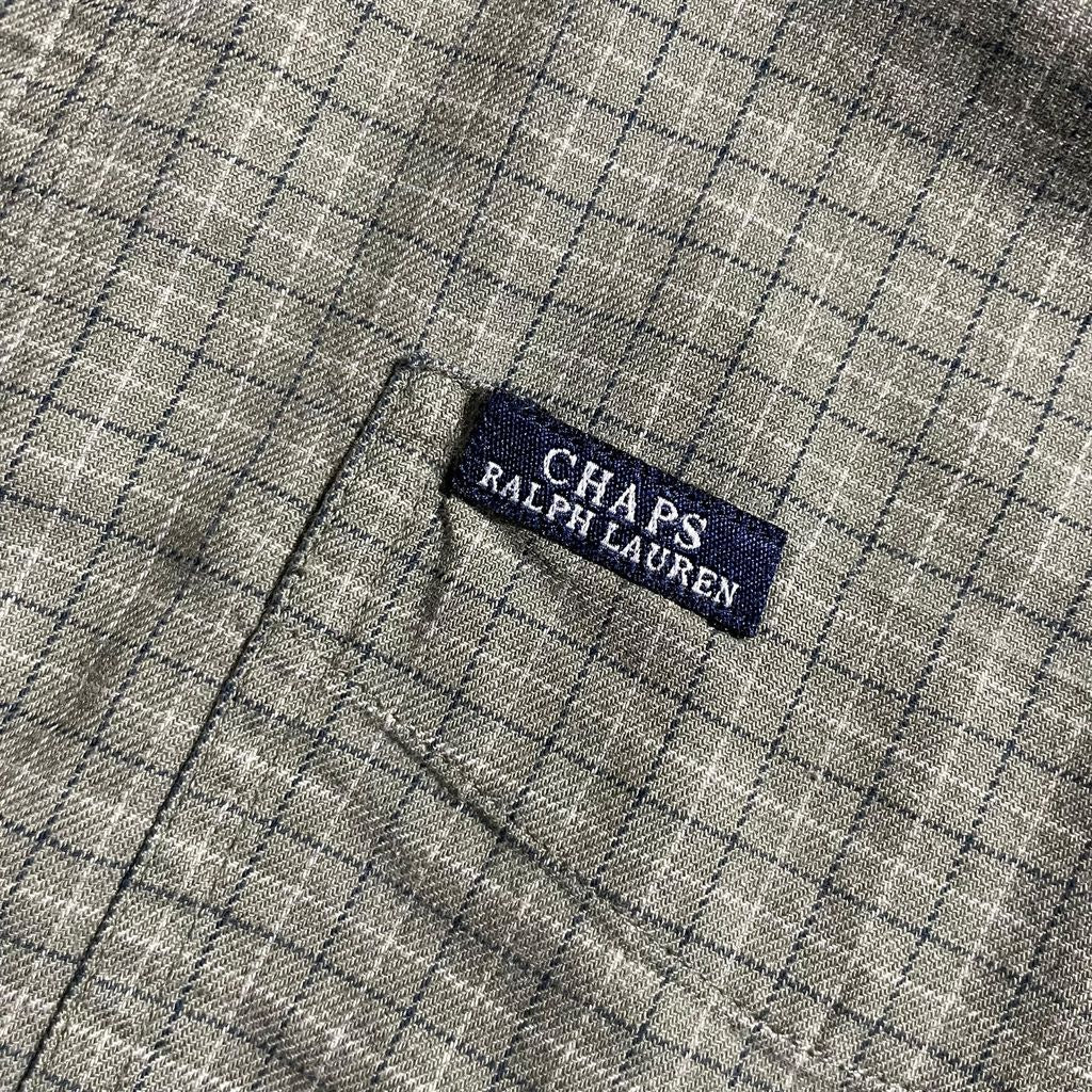 【USED】Chaps L/SL Check BD Shirt