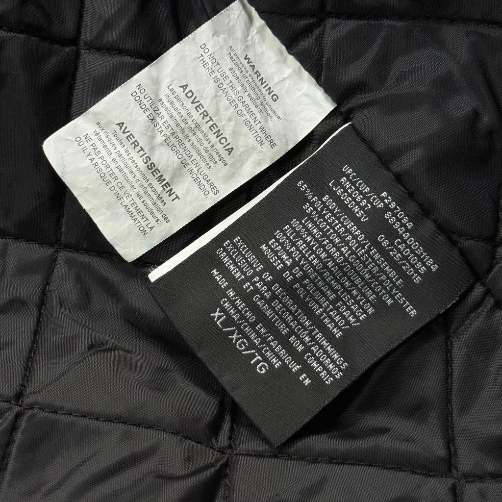 【USED】Dickies Quilted Lined Work Jacket Dark Navy XL / ディッキーズ キルティングライナー ワークジャケット 企業刺繍 ダークネイビー 紺 2015年製 XL 古着