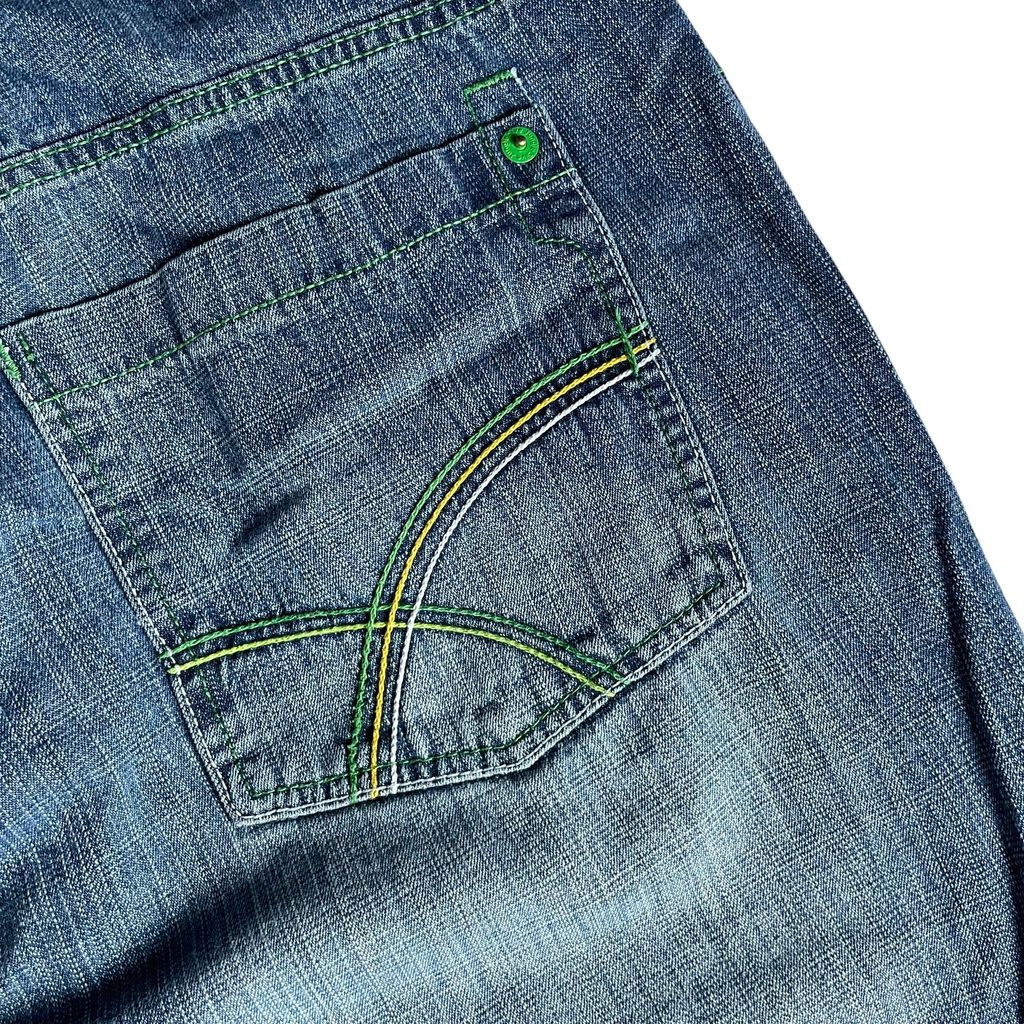 【Used】5ive Jungle & Co Baggy Fit Washed Jeans