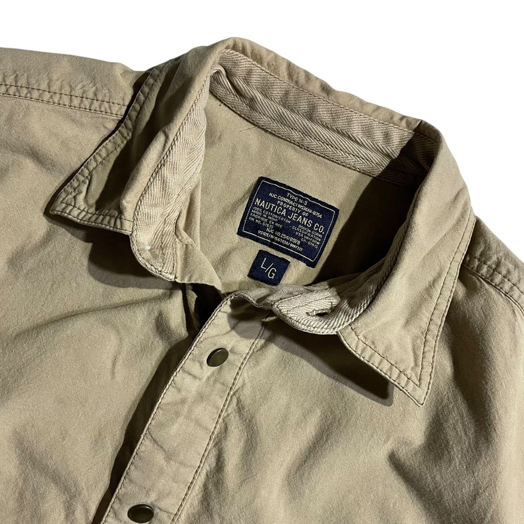 【USED】Nautica Jeans L/SL Cotton Shirt