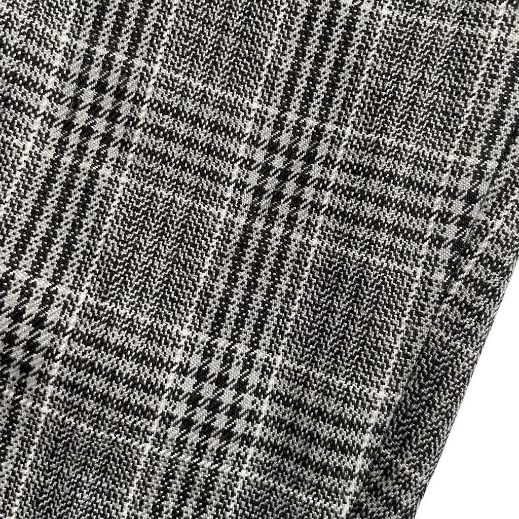 【USED】Stacy Adams Glen Check 1Tuck Rayon Pants