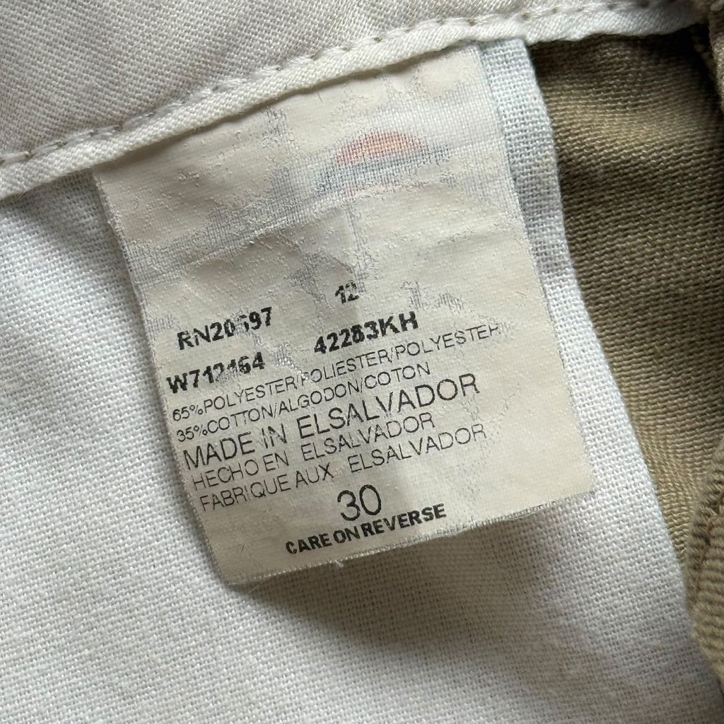 【USED】Dickies Loose Fit Work Shorts ディッキーズ ワークパンツ ショーツ ベージュ 30inch