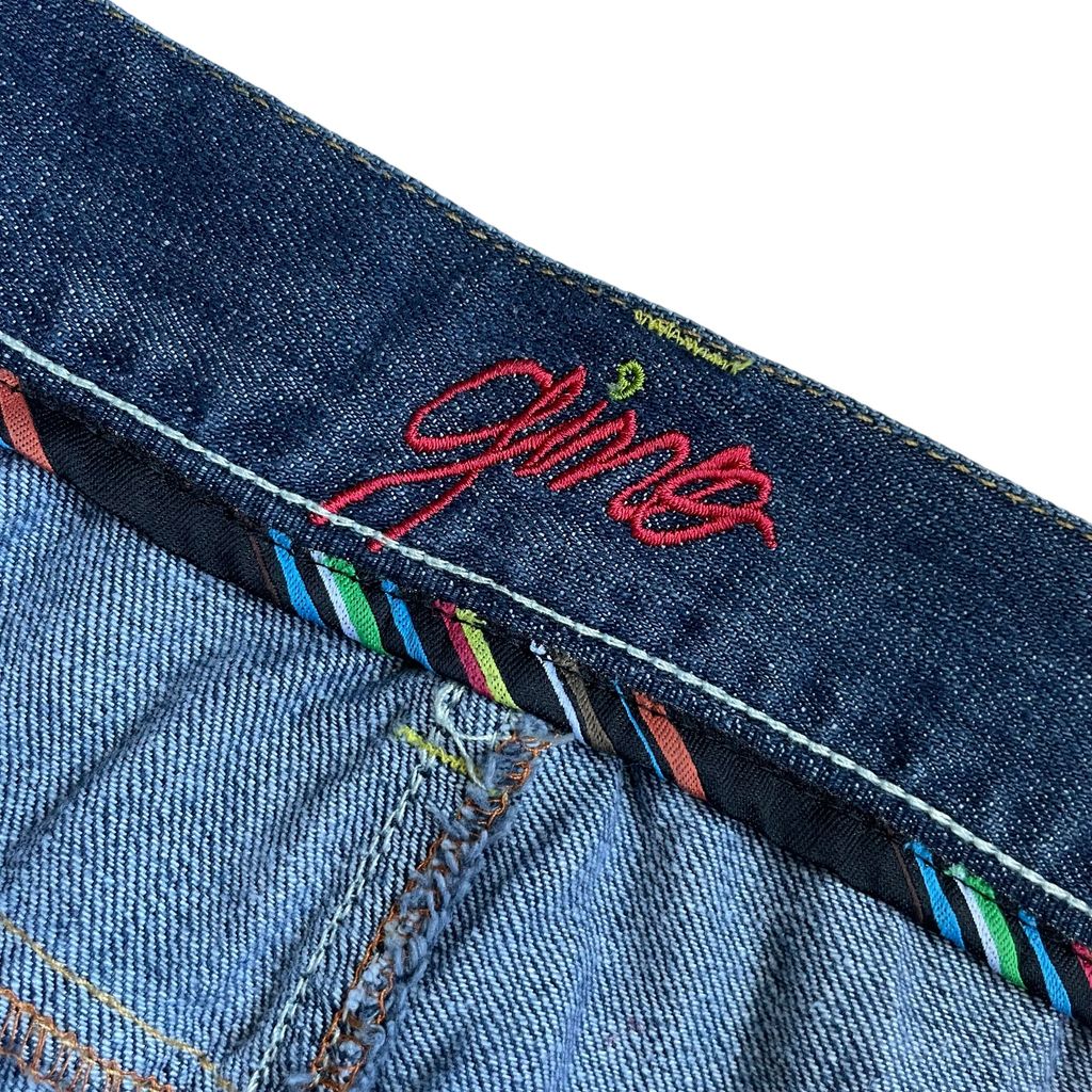 【Used】Gino Green Grobal Loose Straight Fit Denim Pants