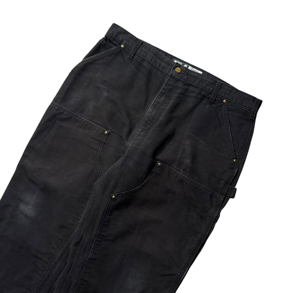【USED】Carhartt Double Knee Duck Painter Pants Black Made in USA