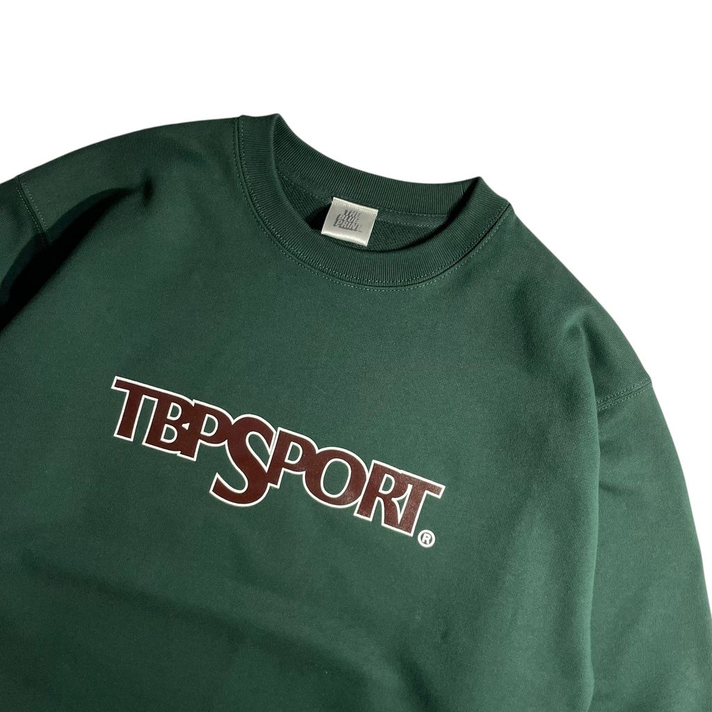 TBP Original "TBPSPORT" Crew Neck Sweat Green